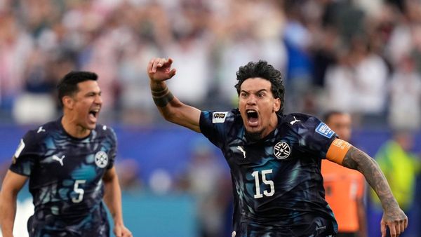 Germany players dejected after historic World Cup penalty loss