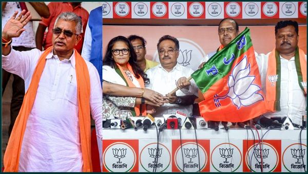 Former TMC leaders join BJP before Rajya Sabha polls Former TMC leaders join BJP before Rajya Sabha polls