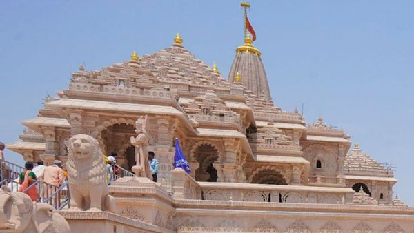 Police officials investigating the Ayodhya Ram Temple donation theft case