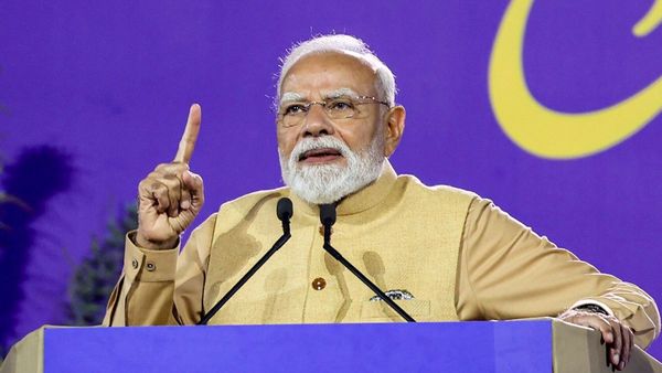 PM Narendra Modi addressing a gathering in Melbourne PM Narendra Modi addressing a gathering in Melbourne