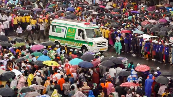 Huge crowds gather at Puri Rath Yatra 2026 Huge crowds gather at Puri Rath Yatra 2026