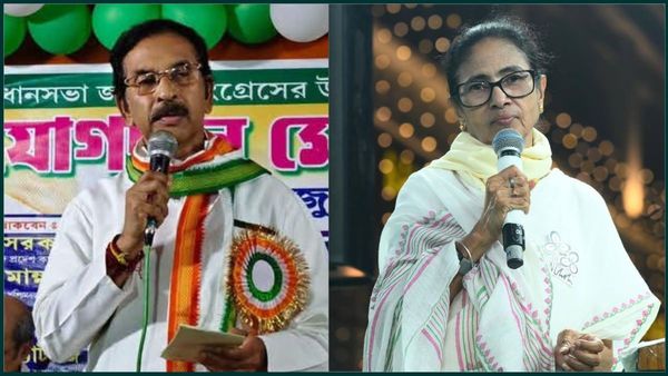 Congress leader Shubhankar Sarkar challenging Mamata Banerjee at Shaheed Minar