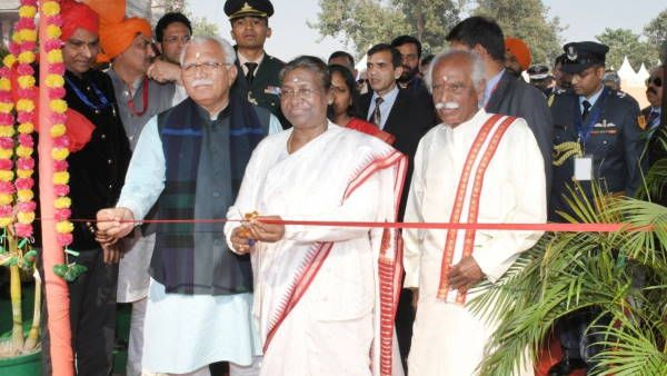 राष्ट्रपति मुर्मू दो दिन के हरियाणा दौरे पर, राज्य को दी परियोजनाओं की सौगात