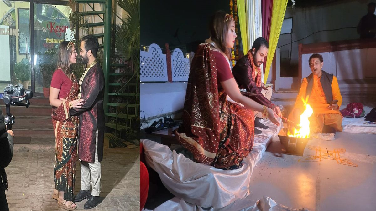 Video: Xmas मनाने आए थे ताजमहल.. सात फेरे लेकर फ्रांसीसी जोड़े ने हिन्दू रीती रिवाजों से किया विवाह