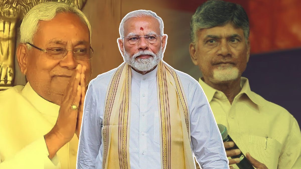 नीतीश और नायडू की कठपुतली सरकार बनेगी 