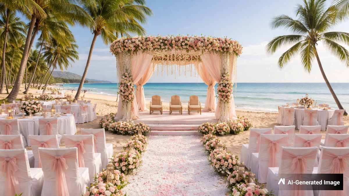 अब समुद्र किनारे शाही अंदाज में लें सात फेरे! कम खर्च में कैसे मिलेगा प्रीमियम सी-साइड वेन्यू? जानिए प्रोसेस