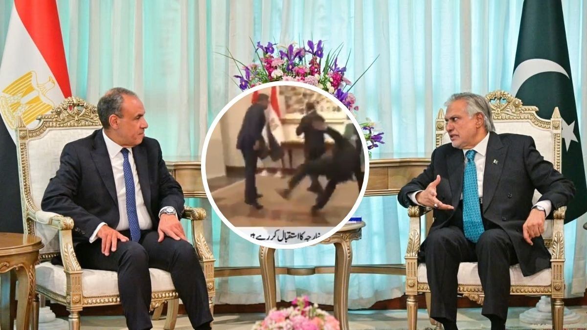 Ishaq Dar Video: अचानक गिर पड़े पाकिस्तान के उप प्रधानमंत्री, विदेशी मेहमान के सामने बैलेंस खो बैठे