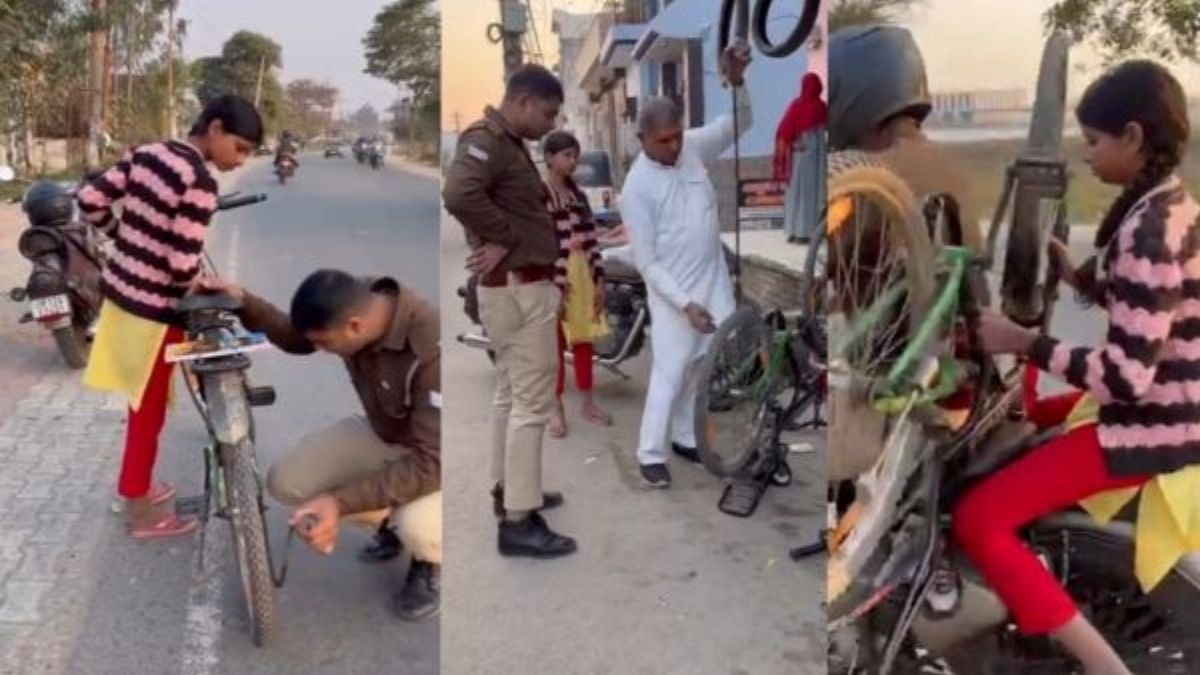VIRAL VIDEO: सुनसान सड़क पर बच्ची को अकेला देख रुका पुलिसवाला, अंत में जो हुआ उसने करोड़ों लोगों को रुला दिया!