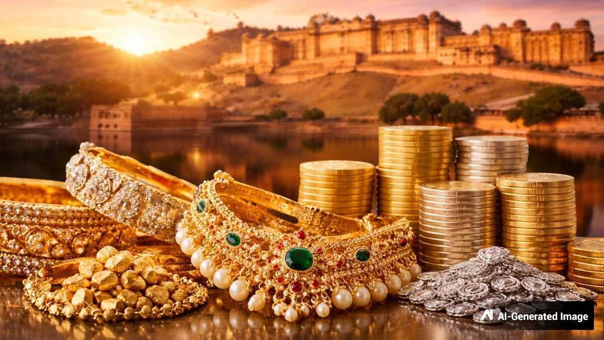 Gold Silver Price Today in Jaipur: जयपुर में सोने-चांदी की कीमतों में भारी गिरावट, कितना हुआ भाव?