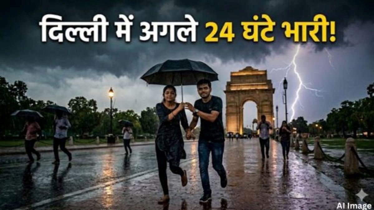 Weather Delhi NCR: दिल्ली में अगले 24 घंटे में आने वाला है नया संकट! इन इलाकों में बारिश का अलर्ट!