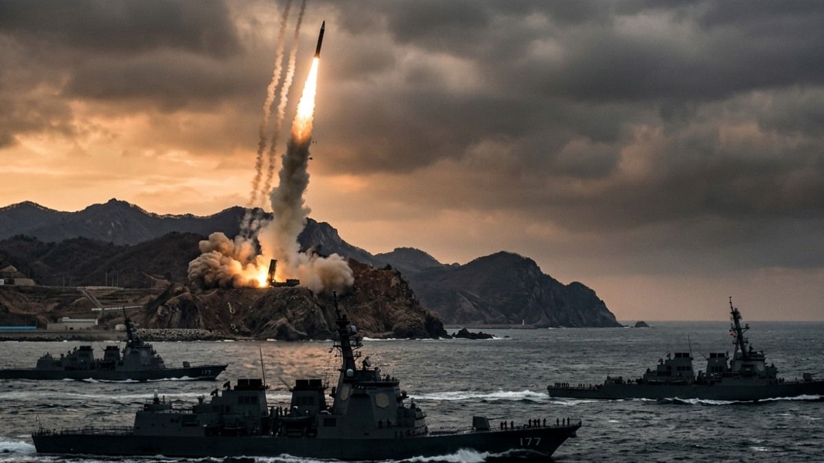 North Korea missile launch: किम जोंग उन ने फिर दागी मिसाइलें, डर से कांप उठे जापान और अमेरिका!