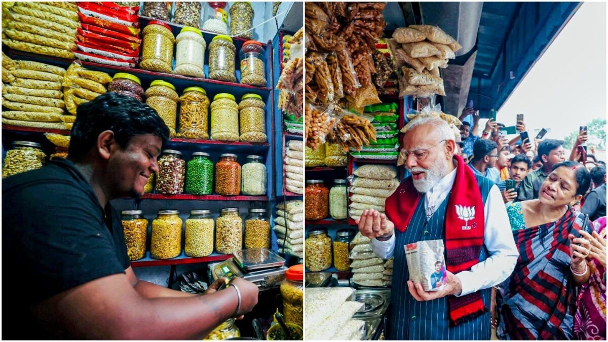 PM मोदी को झालमुड़ी खिलाने वाले दुकानदार के पहचान पर सस्पेंस, एक इंटरव्यू में दीपक,दूसरे में विक्रम! सच क्या?