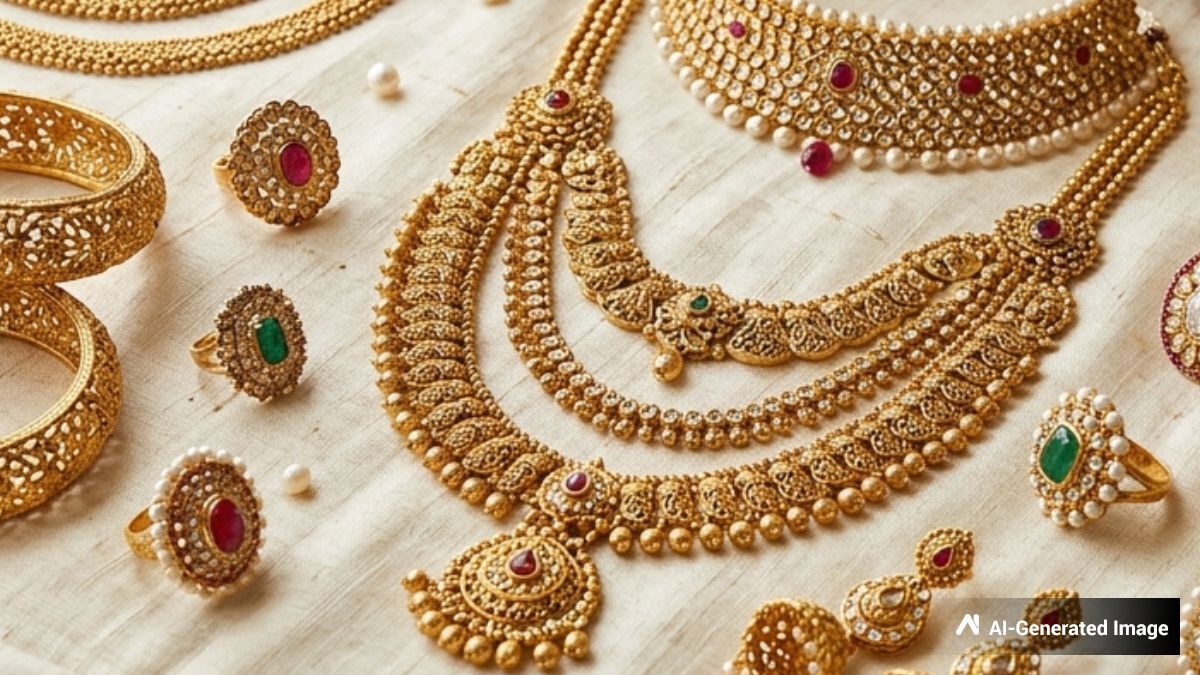 Gold Rate Today: जुलाई में भारी बढ़त के बाद सोने की कीमतों पर लगा ब्रेक! कितने में मिल रहा आज 10 ग्राम गोल्ड?