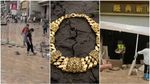 ചെളിയില്‍ കിടക്കുന്നത് 20 കിലോ സ്വർണ്ണം: തിരഞ്ഞ് ഇറങ്ങി നാട്ടുകാർ; 12 കോടിയുടെ നഷ്ടം ജ്വല്ലറി ഉടമയ്ക്ക് മാത്രം