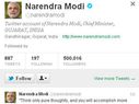 Over 5 lac Tweethearts keep Modi ahead of his rivals