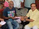 Former Test cricketer Vijay Bharadwaj joins BJP, says he is a 'big fan' of Narendra Modi