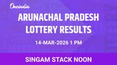Arunachal Pradesh Singam Stack Noon Winners 14 March: Prize Details And Winning Numbers