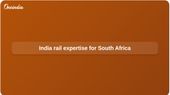 Railway infrastructure cooperation: India offers expertise to support South Africa, says Prabhat Kumar