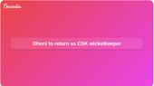 MS Dhoni injury update: Michael Hussey says he will return as CSK wicketkeeper, not Impact Player