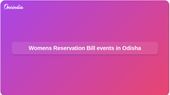 Womens Reservation Bill: BJP and BJD stage separate Odisha events ahead of Parliament session