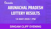 Lottery Name Winners Date Time: Arunachal Pradesh Singam Cliff Evening Results For 14 May