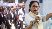 Ex CM Mamata Banerjee Spotted In Lawyer’s Attire At Calcutta High Court Over Post-Poll Violence Case, Watch