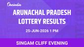 Arunachal Pradesh Singam Cliff Evening Winners 25 June: First Prize Rs 26,03,000