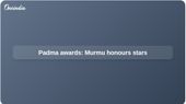 Padma awards investiture: President Droupadi Murmu honours Amritraj, Rohit Sharma and Alka Yagnik
