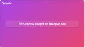 FIFA red card review: Trump says he sought Balogun ban reassessment before Belgium match