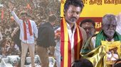 ഒരു പവൻ സ്വർണവും പട്ട് സാരിയും, ആറ് സൗജന്യ എൽപിജി സിലിണ്ടറുകൾ, വൻ വാഗ്ദാനങ്ങളുമായി വിജയുടെ ടിവികെ