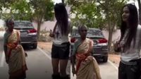 बुजुर्ग महिला ने इन्फ्लुएंसर की सरेआम लगाई फटकार, Viral Videoं ने सोशल मीडिया पर काटा गदर 