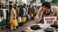 PAK में ईंधन संकट के बीच बढ़ी कंगाली, ज़ालिम पीएम शरीफ कर्मचारियों की इतने फीसदी कट करवा रहा सैलरी 