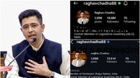 <strong>BJP में जाते ही Raghav Chadha को डिजिटल झटका! लाखों में Insta फॉलोअर्स कम, जनता दे रही 'ऑनलाइन सजा&rsquo;?</strong>