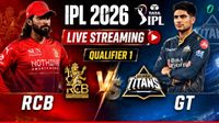 IPL 2026 Live Streaming: धर्मशाला में टकराएंगे RCB और GT, इतने बजे शुरू होगा मैच, ऐसे देख सकेंगे LIVE 