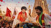 '108' की सनातन शक्ति से Thalapathy का 'Vijay' तिलक, MK Stalin की नफरत से ही ढहा DMK का 60 साल पुराना किला '108' की सनातन शक्ति से Thalapathy का 'Vijay' तिलक, MK Stalin की नफरत से ही ढहा DMK का 60 साल पुराना किला
