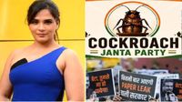 Cockroach Janata Party के सपोर्ट में उतरीं ऋचा चड्ढा, बोलीं- डायनासोर खत्म हो गए, कॉकरच जिंदा