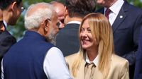 Giorgia Meloni On India: 'अगर आप दिल्ली से चुनाव लड़ें तो 10 लाख वोटों से जीतेंगी', किसने ली मेलोनी की चुटकी?