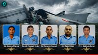 IAF प्लेन क्रैश में पायलट समेत 5 जवान शहीद कौन थे? को-पायलट हादसे में जिंदा, अब-तक क्या-क्या हुआ, पूरी कहानी IAF प्लेन क्रैश में पायलट समेत 5 जवान शहीद कौन थे? को-पायलट हादसे में जिंदा, अब-तक क्या-क्या हुआ, पूरी कहानी