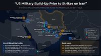 Mapping The Build-Up: How US Forces Moved Into Position Before Striking Iran Mapping The Build-Up: How US Forces Moved Into Position Before Striking Iran