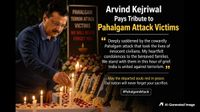 AAP Chief Arvind Kejriwal Pays Tribute To Pahalgam Attack Victims