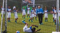 PM Modi Joins Youngsters For Football Game In Gangtok During Sikkim Visit - See Photos