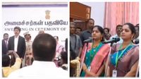 Tamil Anthem Row Erupts After 'Vande Mataram' Played First At Oath Taking Ceremony Tamil Anthem Row Erupts After 'Vande Mataram' Played First At Oath Taking Ceremony