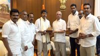 TVK Chief Vijay Meets Governor, Stakes Claim To Form Next Govt In Tamil Nadu