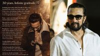 Kiccha Sudeep: 30 ವರ್ಷಗಳ ಸಿನಿ ಪಯಣ: ವಿಶೇಷ ಪೋಸ್ಟ್ ಹಂಚಿಕೊಂಡು ಧನ್ಯವಾದ ಹೇಳಿದ ಕಿಚ್ಚ ಸುದೀಪ್ Kiccha Sudeep: 30 ವರ್ಷಗಳ ಸಿನಿ ಪಯಣ: ವಿಶೇಷ ಪೋಸ್ಟ್ ಹಂಚಿಕೊಂಡು ಧನ್ಯವಾದ ಹೇಳಿದ ಕಿಚ್ಚ ಸುದೀಪ್