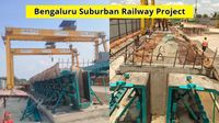 Bengaluru Sub Urban Rail: ಕನಕ ಕಾರಿಡಾರ್‌ನ ಹುಸ್ಕೂರ್ ನಿಲ್ದಾಣ ಕಾಮಗಾರಿ, ಗರ್ಡರ್ ಅಳವಡಿಕೆ ಯಶಸ್ವಿ