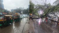 Bengaluru Rains: ನಗರದ 92 ವಾರ್ಡ್ಗಳಲ್ಲಿ ಜೋರು ಮಳೆ, ಸಂಚಾರ ತೊಂದರೆ: ಭಾನುವಾರ ಯೆಲ್ಲೋ ಅಲರ್ಟ್ Bengaluru Rains: ನಗರದ 92 ವಾರ್ಡ್ಗಳಲ್ಲಿ ಜೋರು ಮಳೆ, ಸಂಚಾರ ತೊಂದರೆ: ಭಾನುವಾರ ಯೆಲ್ಲೋ ಅಲರ್ಟ್
