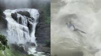 ಮಲ್ಲಳ್ಳಿ ಫಾಲ್ಸ್ನಲ್ಲಿ ರೀಲ್ಸ್ ಹುಚ್ಚಾಟ; ಧುಮ್ಮಿಕ್ಕಿ ಹರಿಯುವ ನೀರಿನ ಮಧ್ಯೆ ಸಿಲುಕಿದ ಬೆಂಗಳೂರು ಯುವಕರು, ವಿಡಿಯೋ ವೈರಲ್ ಮಲ್ಲಳ್ಳಿ ಫಾಲ್ಸ್ನಲ್ಲಿ ರೀಲ್ಸ್ ಹುಚ್ಚಾಟ; ಧುಮ್ಮಿಕ್ಕಿ ಹರಿಯುವ ನೀರಿನ ಮಧ್ಯೆ ಸಿಲುಕಿದ ಬೆಂಗಳೂರು ಯುವಕರು, ವಿಡಿಯೋ ವೈರಲ್