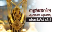 സ്വര്ണവില കുത്തനെ കുറഞ്ഞു; കേരള വിപണിയില് ട്വിസ്റ്റ്, ആഗോള വിപണിയില് വന് കുതിപ്പ്, പവന് വില സ്വര്ണവില കുത്തനെ കുറഞ്ഞു; കേരള വിപണിയില് ട്വിസ്റ്റ്, ആഗോള വിപണിയില് വന് കുതിപ്പ്, പവന് വില