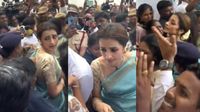  സംഗീത വന്നില്ല; എത്തിയ തൃഷ ജനക്കൂട്ടത്തിന് ഇടയില്&zwj; കുടുങ്ങി, പോലീസ് ഇടപെട്ടു, വീഡിയോ വൈറല്&zwj;
