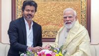  വിജയ് നരേന്ദ്ര മോദി കൂടിക്കാഴ്ച; ആദ്യ ചര്&zwj;ച്ച വെറും 20 മിനുട്ട്, വിജയ് ഉന്നയിച്ചത് 3 കാര്യങ്ങള്&zwj;